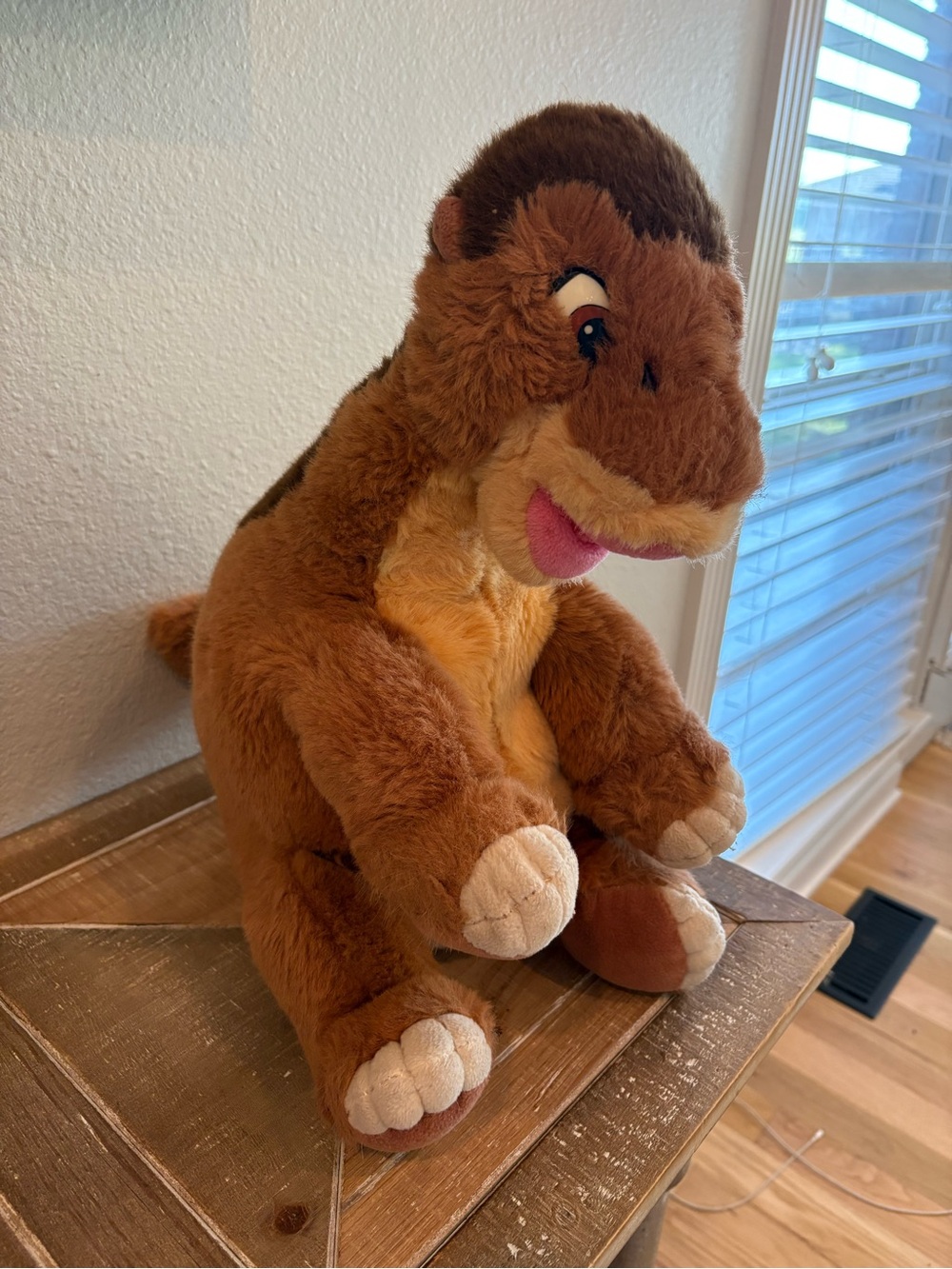 VINTAGE The Land Before Time Gund Littlefoot 16" Dinosaur Plush Stuffed Toy - Picture 2 of 11